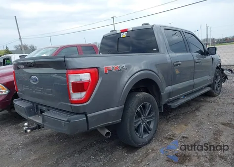 2022 Ford F-150 Lariat from USA, damaged, VIN 1FTFW1ED2NFA25285